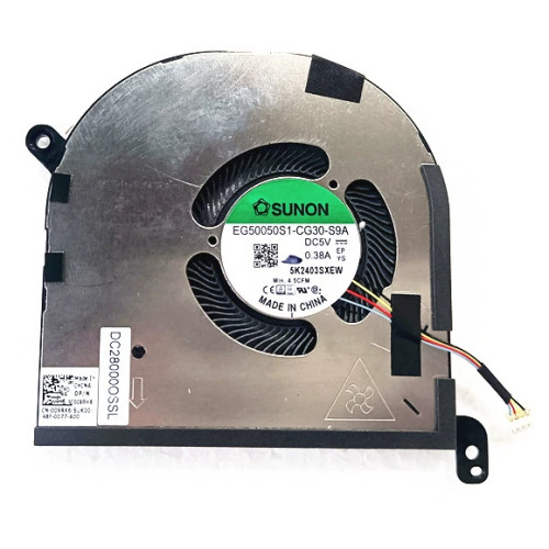 DELL XPS 15 9500 9510 Precision 5550 5560 CPU Fan original 009RK6