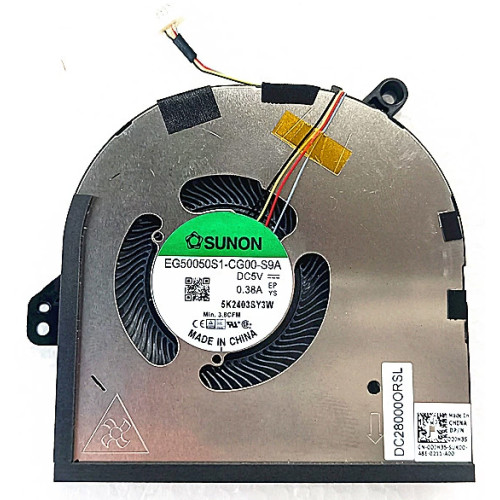 DELL XPS 15 9500 9510 Precision 5550 5560 GPU Fan original 0DJH35