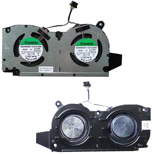 Dell Inspiron 16 plus 7610 5CXK8 0H1YC7 RTX3060 GPU Fan original